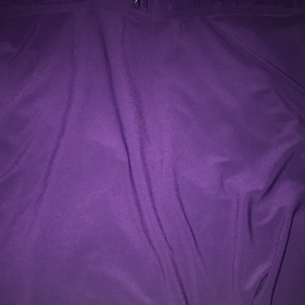 New plus size purple swim top - Picture 7 of 10